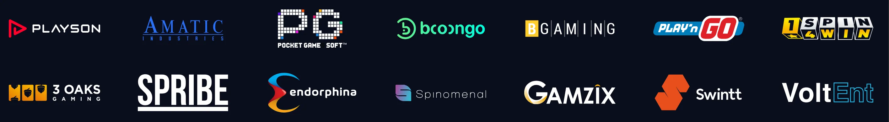 pat casino game providers